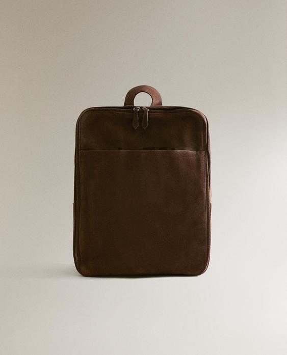 RUCKSACK AUS VELOURSLEDER