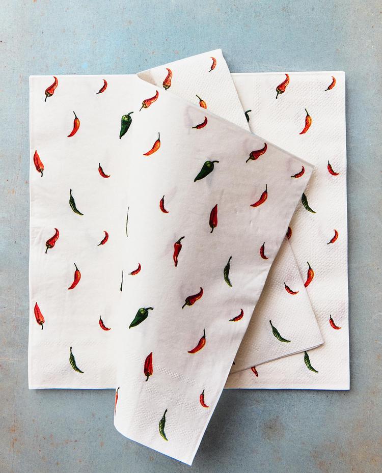PACK SERVILLETAS PAPEL CHILE (PACK DE 20)