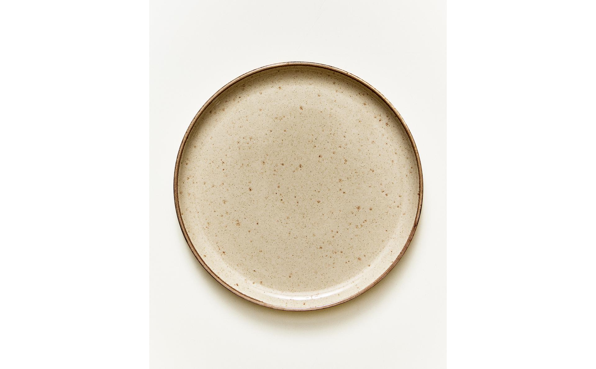 STONEWARE DESSERT PLATE