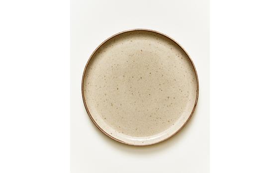 PRATO DE SOBREMESA DE GRÊS