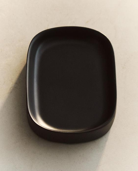 PORTASAPONE IN RESINA NERO