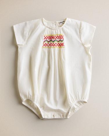CHILDREN'S SMOCKED BODYSUIT