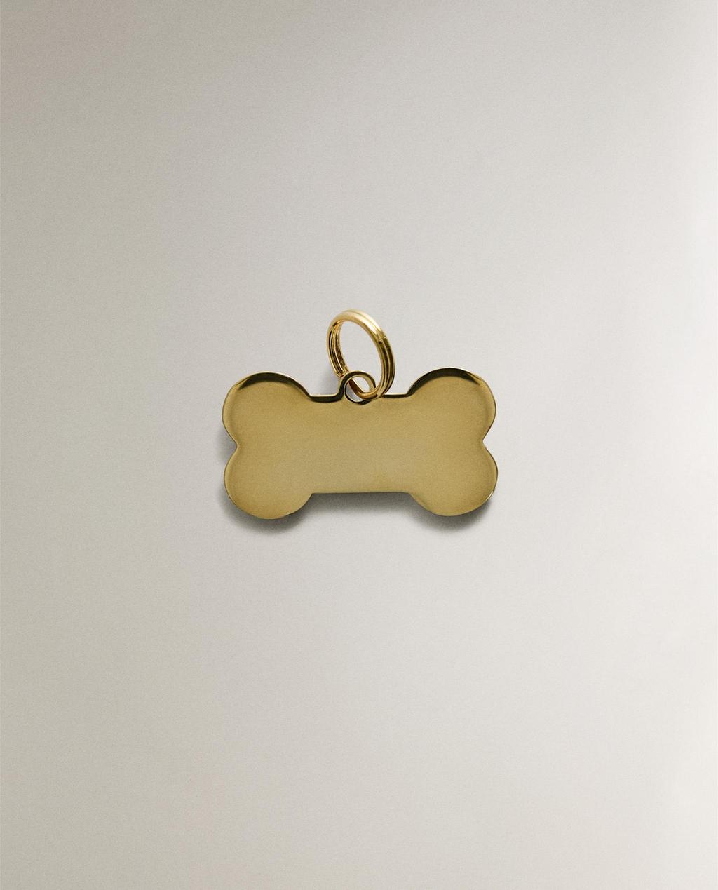 STAINLESS STEEL BONE PET CHARM