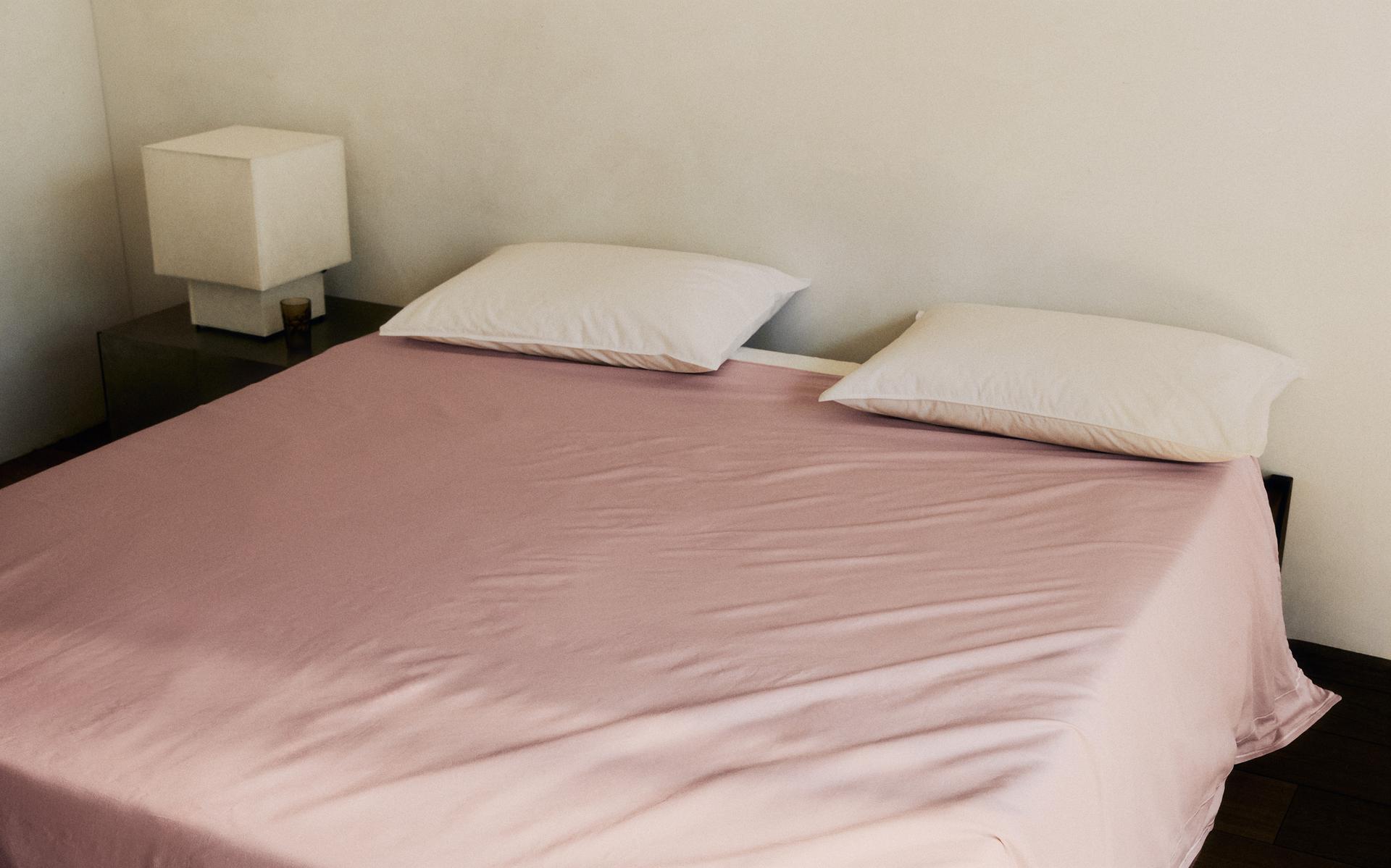 SATEEN DUVET COVER WITH DOUBLE TRIM