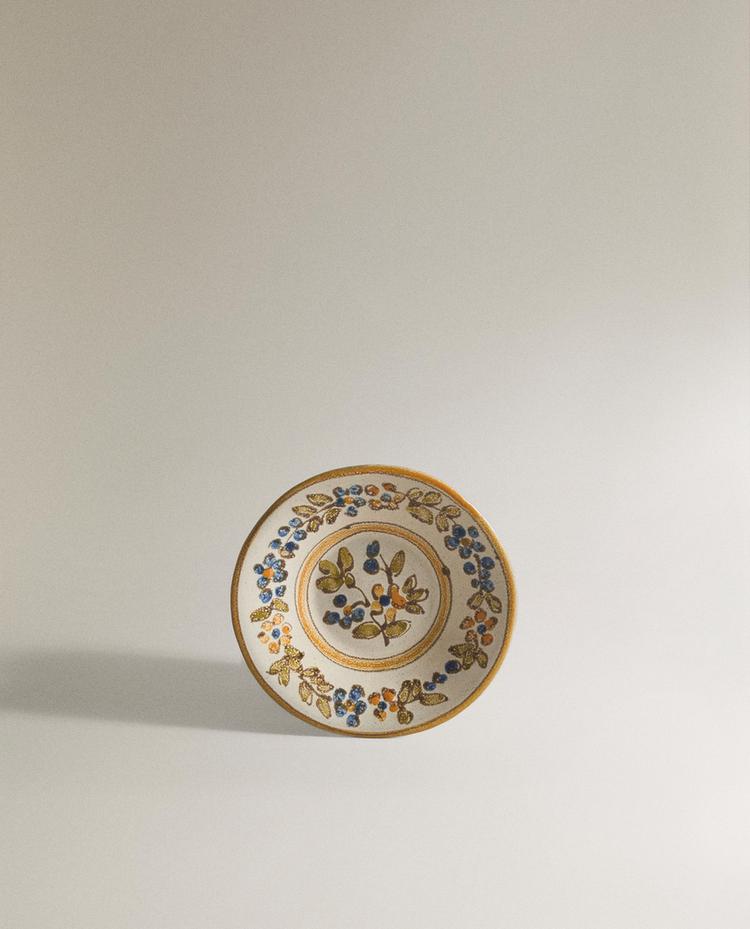 FLORAL MINI TERRACOTTA PLATE