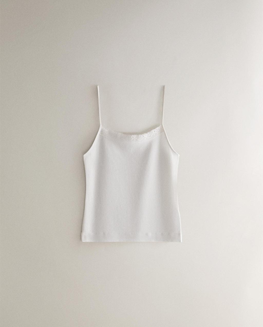 COTTON JERSEY TOP