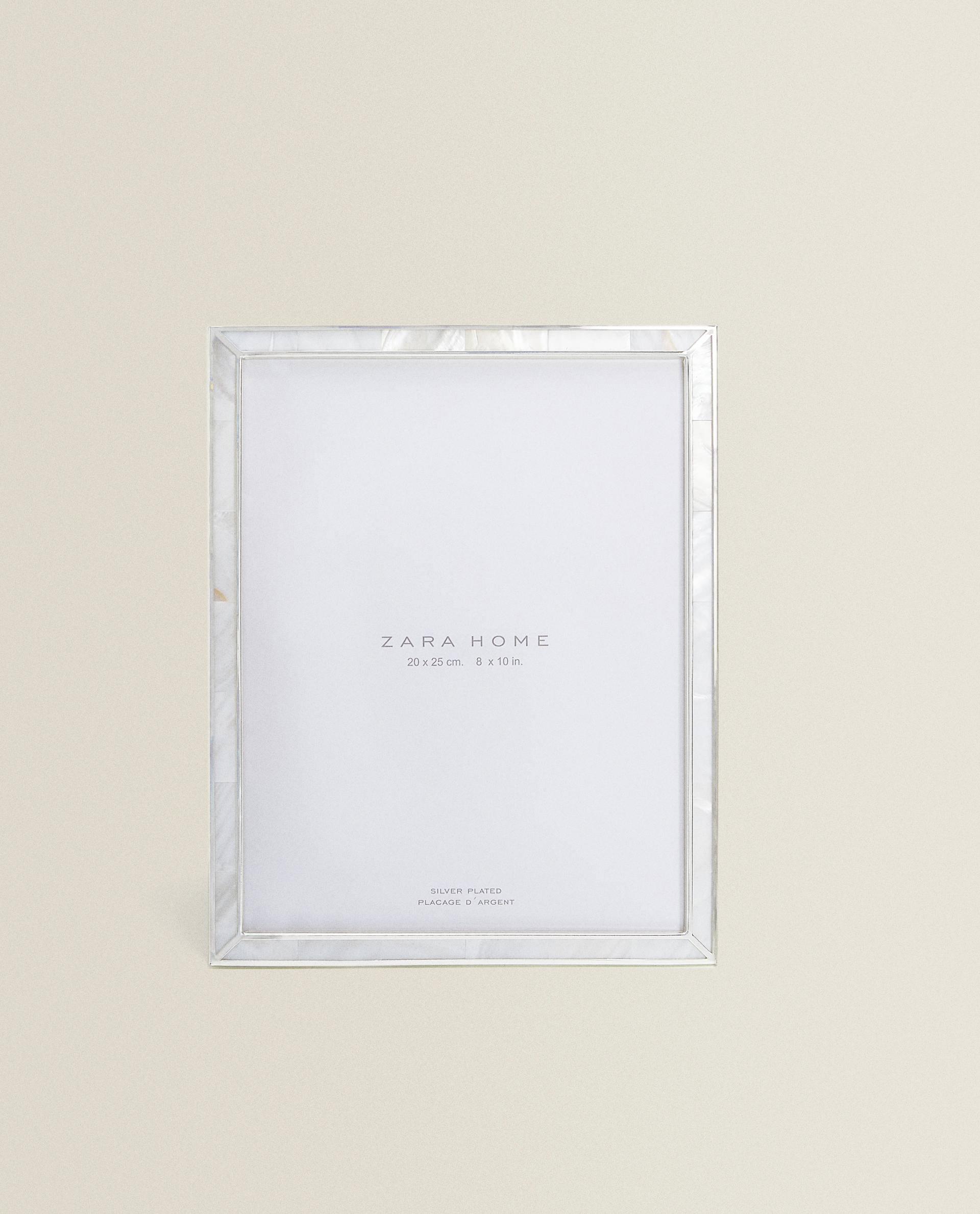 MOTHER-OF-PEARL FINE BORDER PICTURE FRAME | Zara Home United