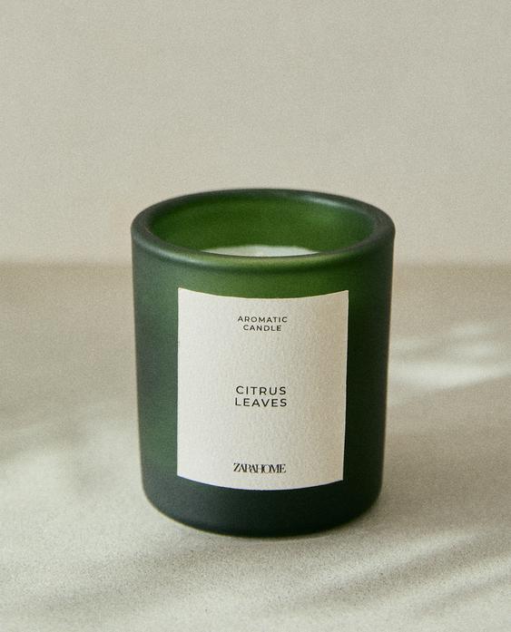 (120 G) VELA AROMÁTICA CITRUS LEAVES