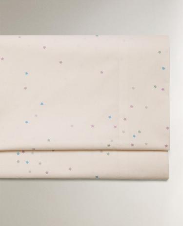 KIDS' STARS COTTON FLAT SHEET