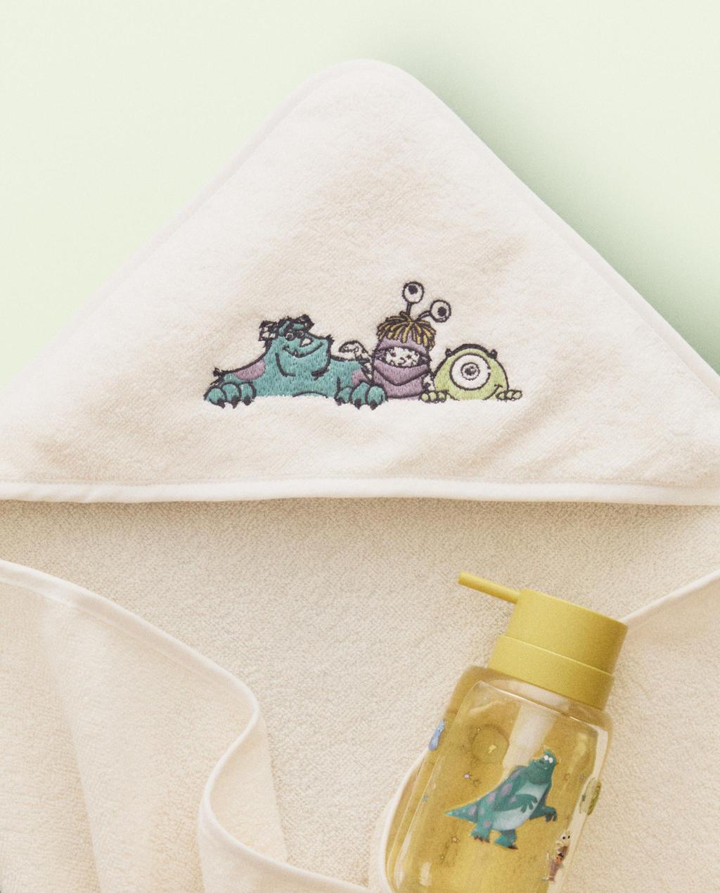 SORTIE DE BAIN À CAPUCHE BÉBÉ MONSTRES & CIE