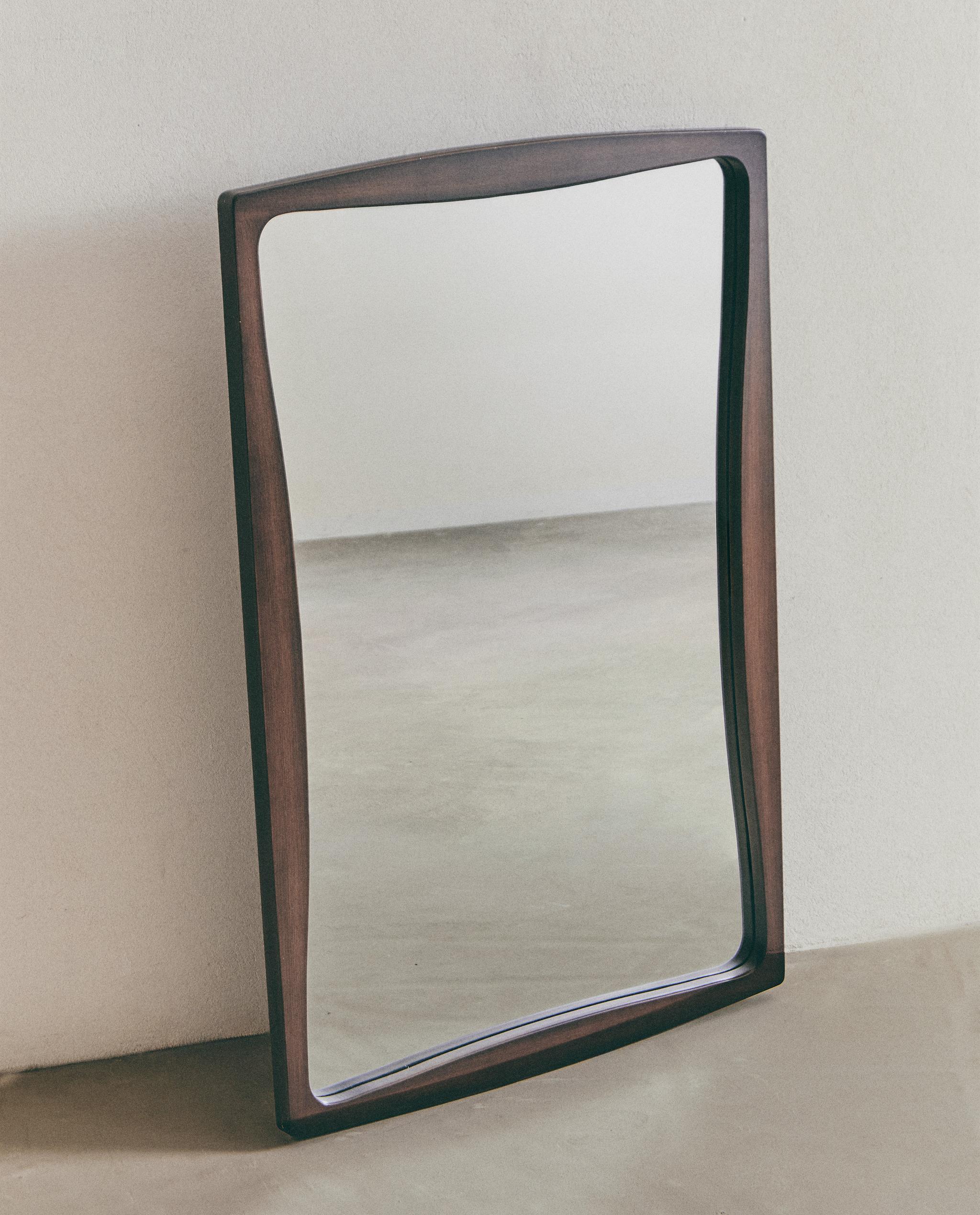 WAVY WOODEN WALL MIRROR | Zara Home United States of America