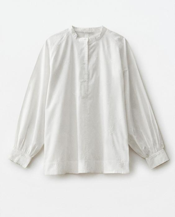 EMBROIDERED COTTON SHIRT