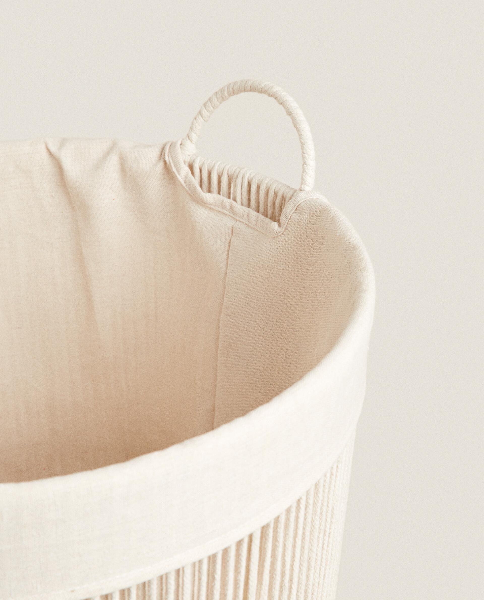 コットン ランドリー バスケット | Zara Home 日本/Japan