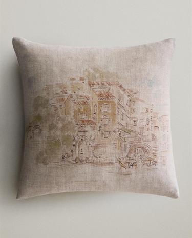 HOUSSE DE COUSSIN IMPRIMÉ PAYSAGE