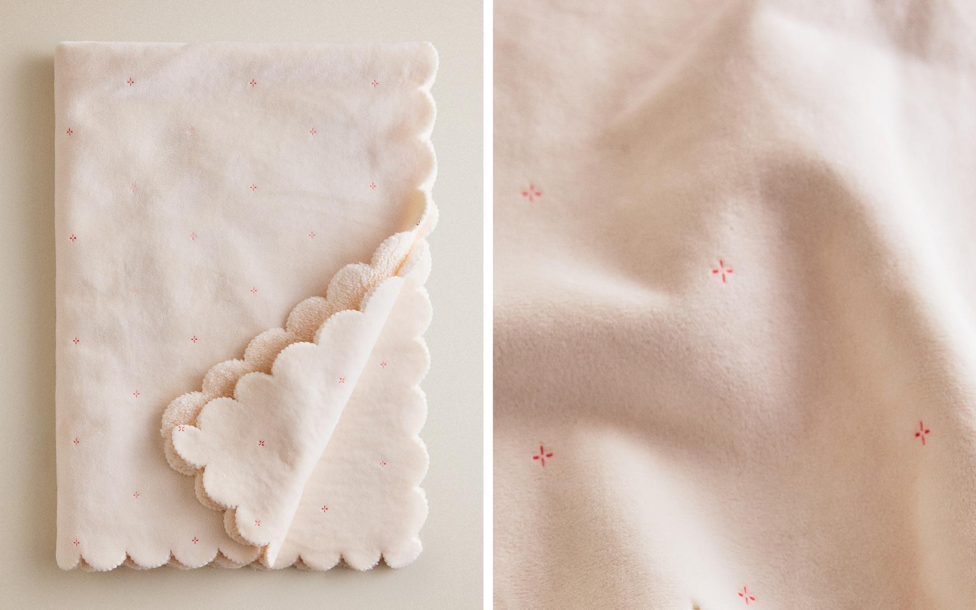 SCALLOPED BABY BLANKET