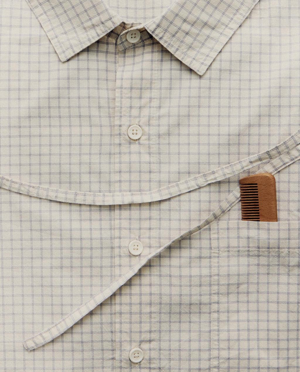 CHECKED COTTON SHIRT