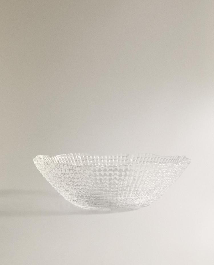 BOL EN VERRE RELIEF