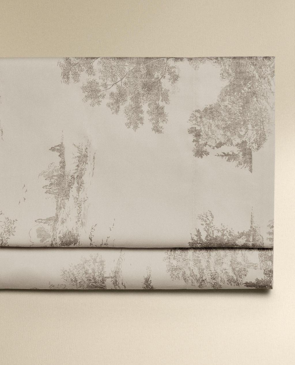TOILE DE JOUY SATEEN FLAT SHEET