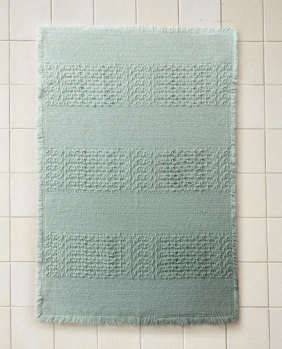 RAW-EDGE BATH MAT