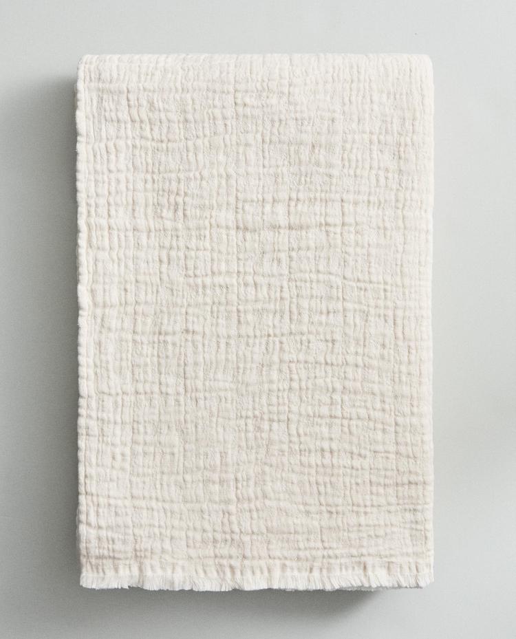TEXTURED COTTON THROW