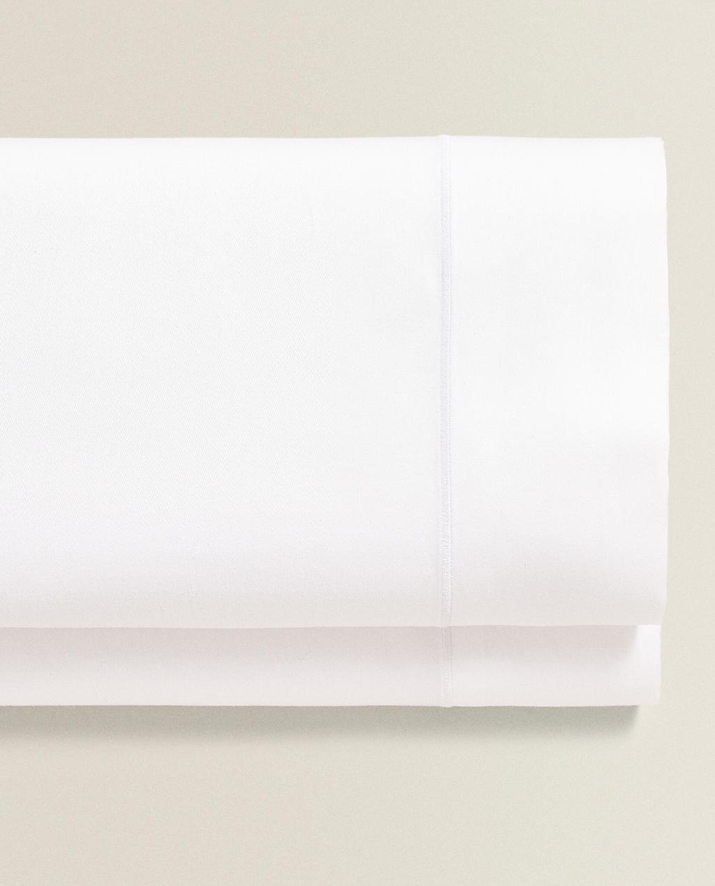 SATEEN FLAT SHEET WITH TRIM (300 THREAD COUNT)