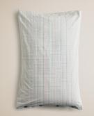 FUNDA ALMOHADA INFANTIL ALGODÓN CUADROS