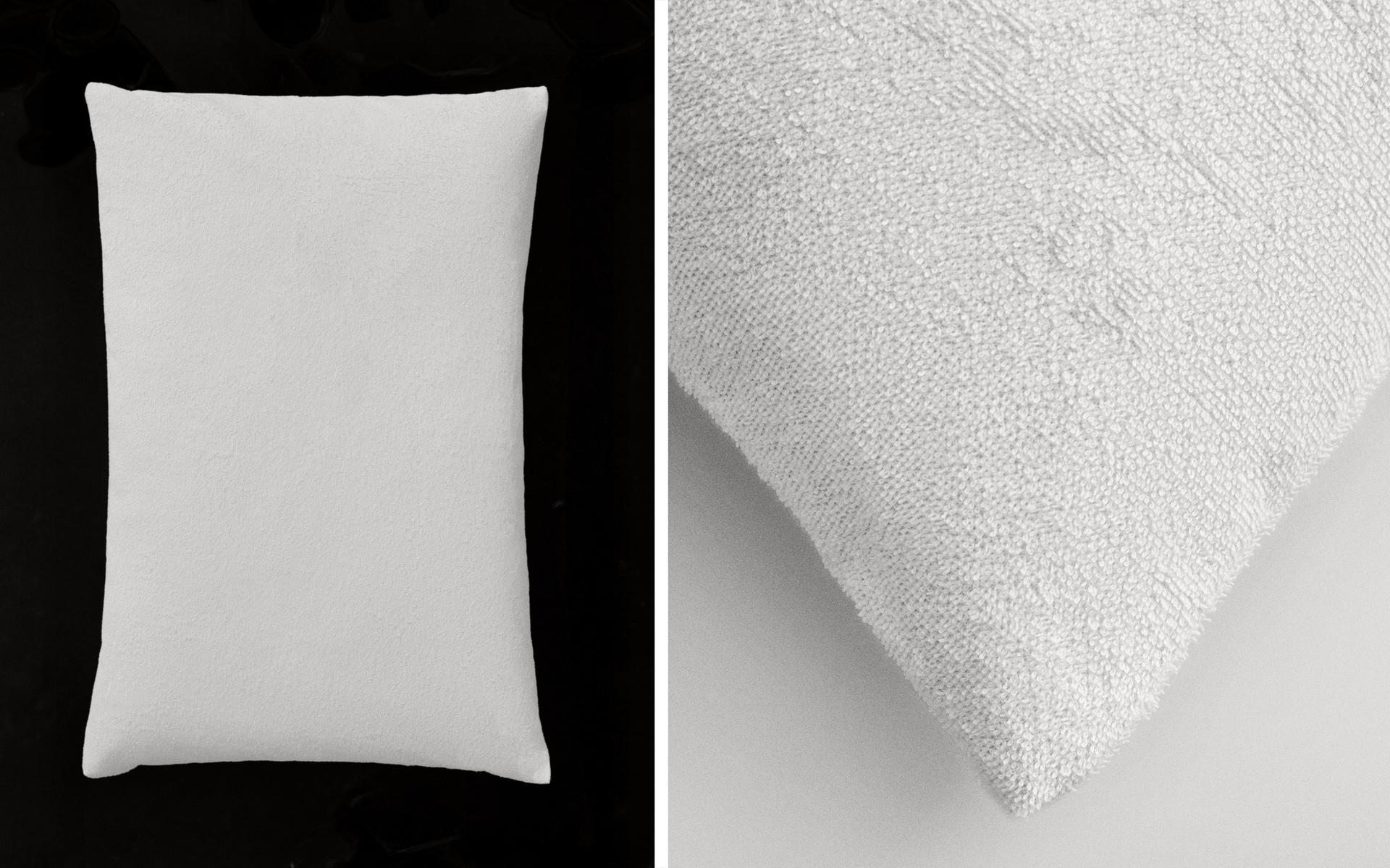 WATERPROOF COTTON TERRY PILLOW PROTECTOR