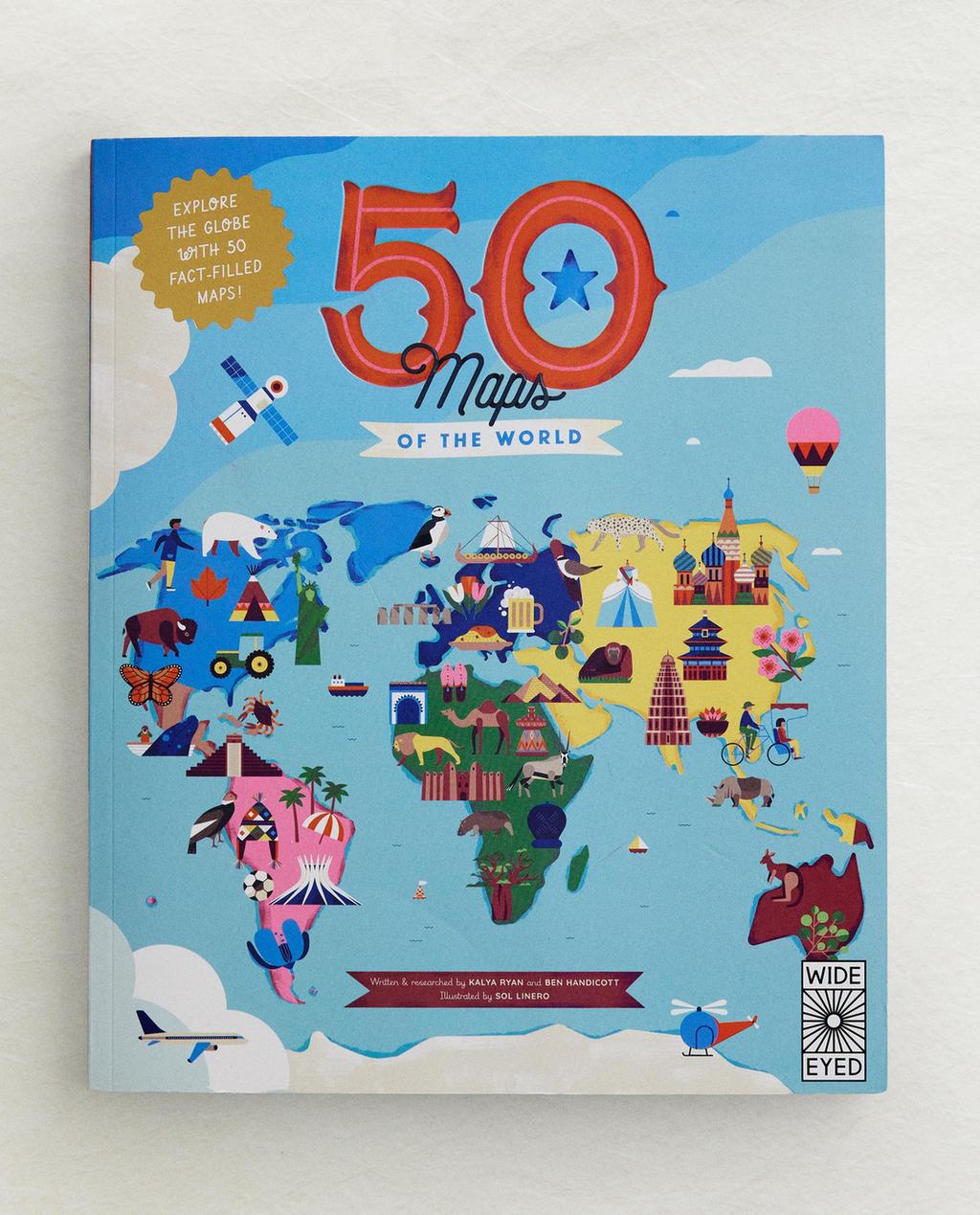 50 MAPS OF THE WORLD KIDS' BOOK (ENGLISH)