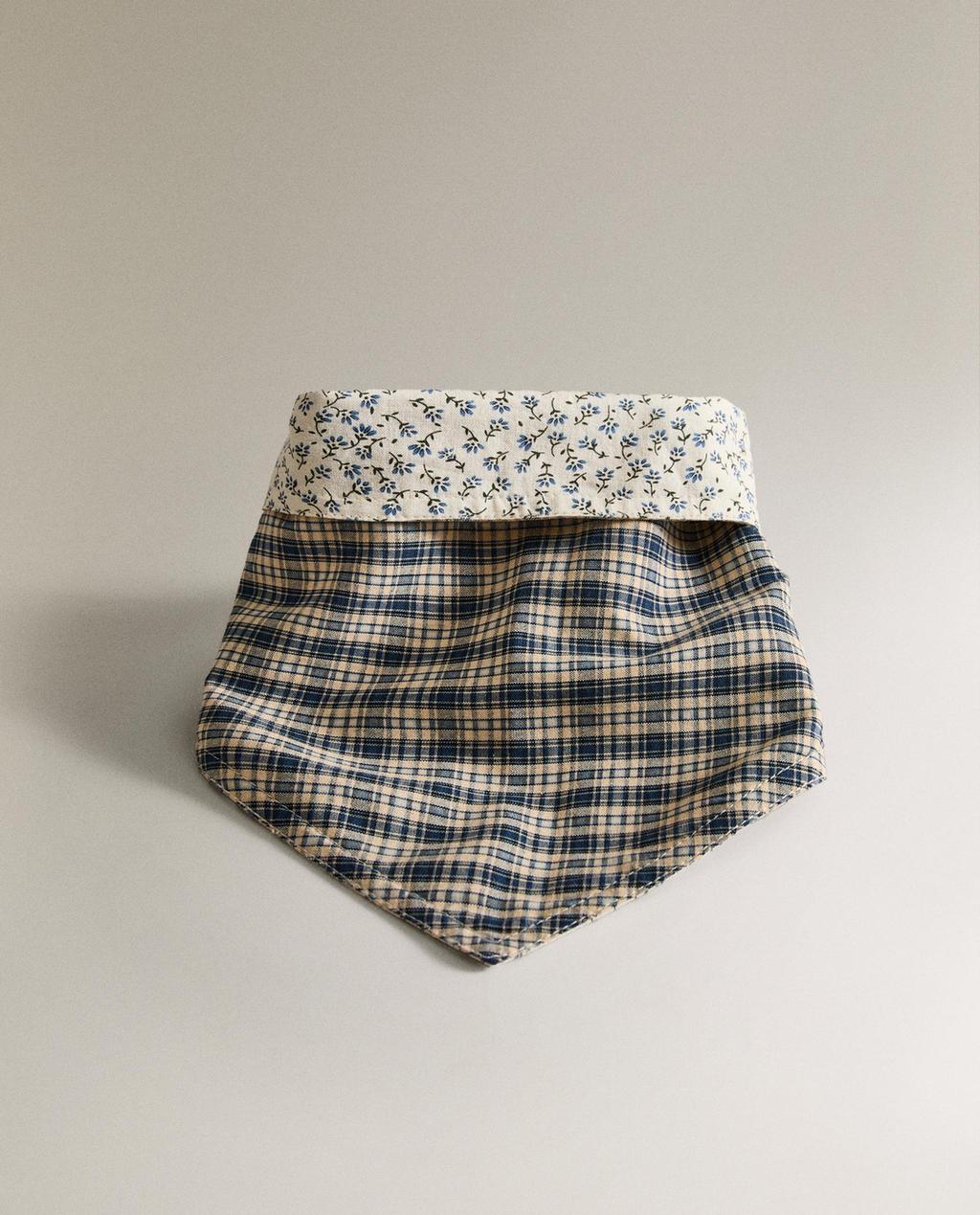 BANDANA COTON FLEURS ANIMAUX