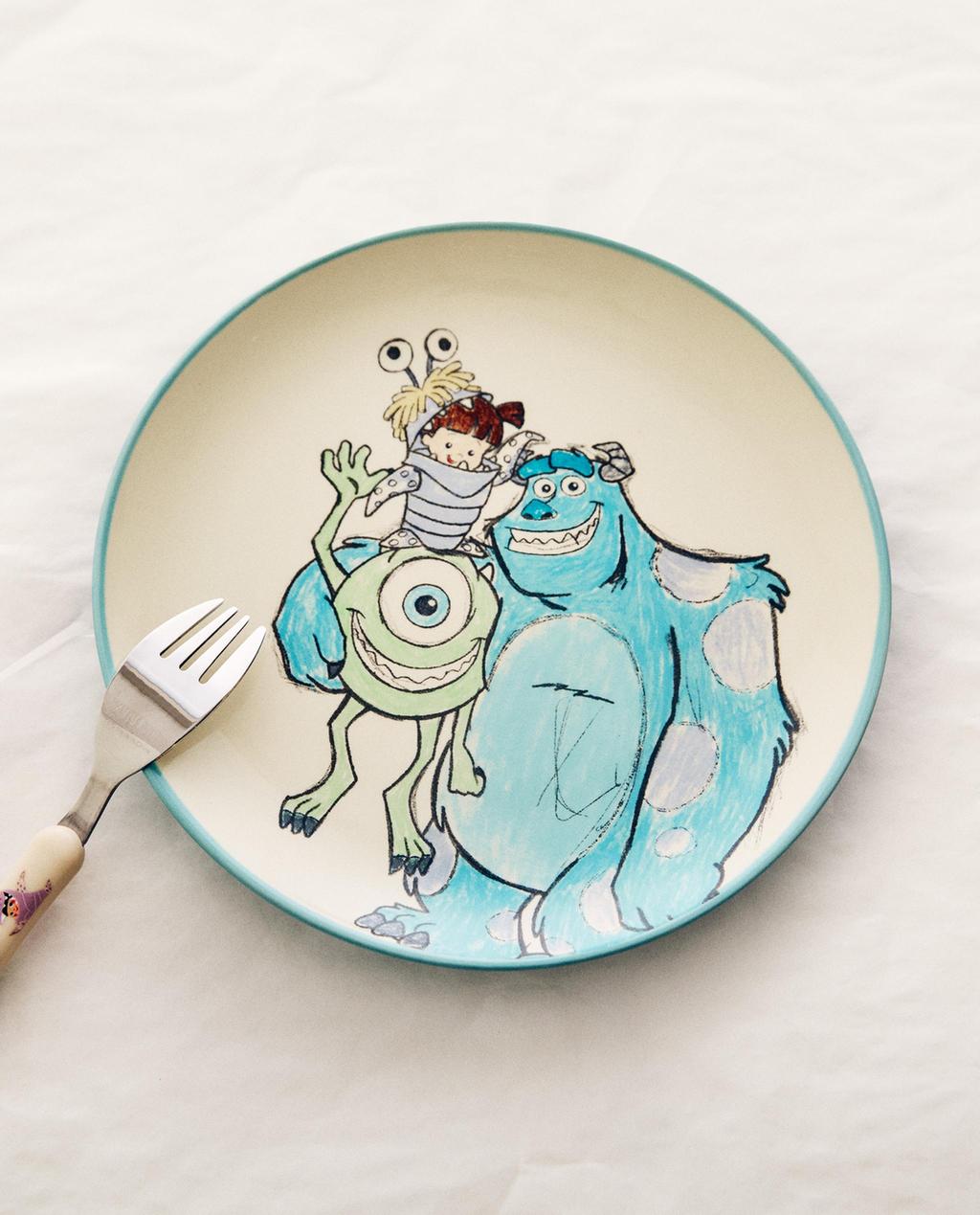KINDERTELLER AUS STEINGUT DIE MONSTER AG ©DISNEY/PIXAR