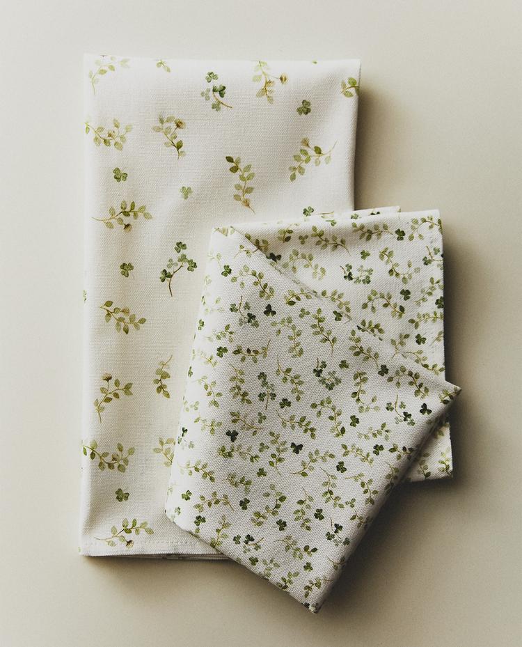 SET PROSOAPE BUCĂTĂRIE BUMBAC FLORAL (SET DE 2)