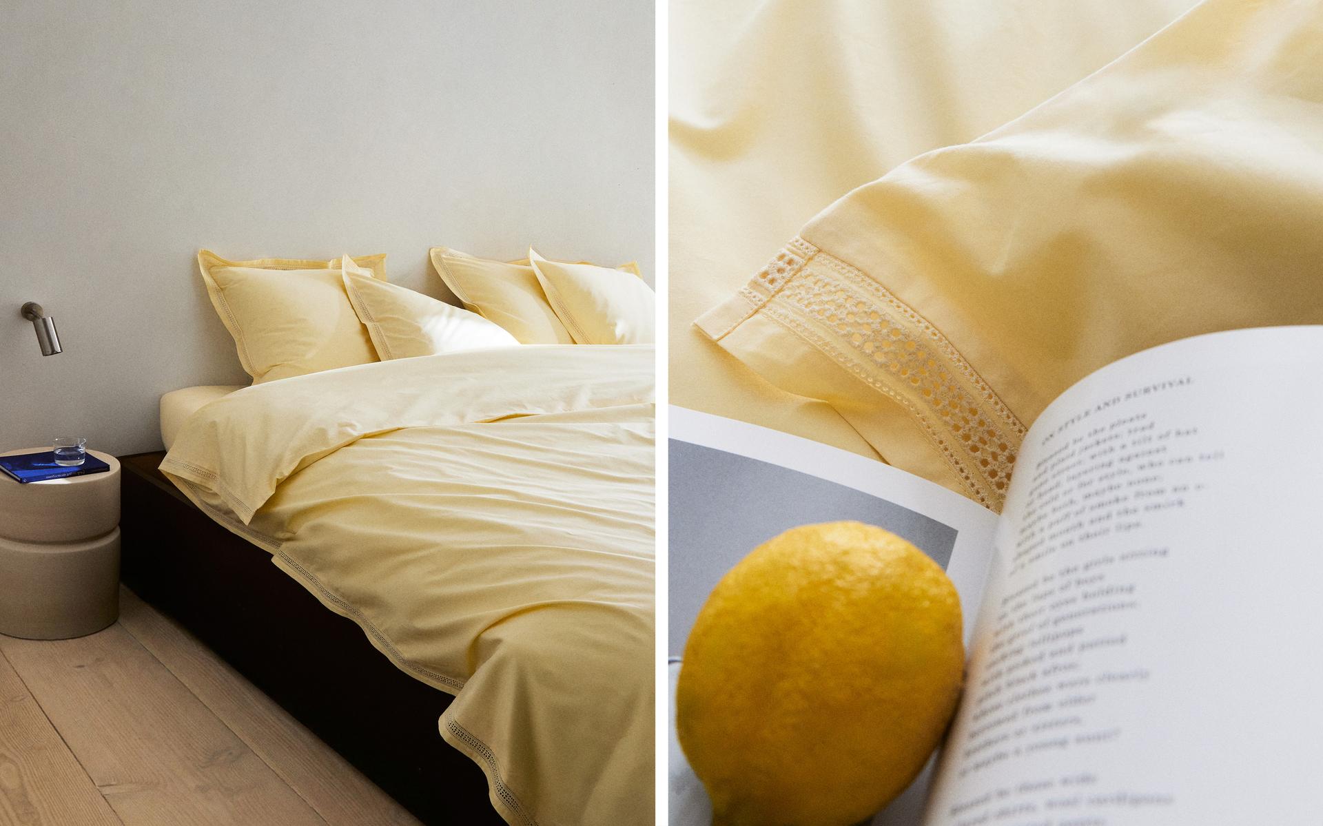 HOUSSE DE COUETTE BRODERIE AJOURÉE