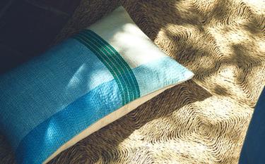 HOUSSE DE COUSSIN RAYURES