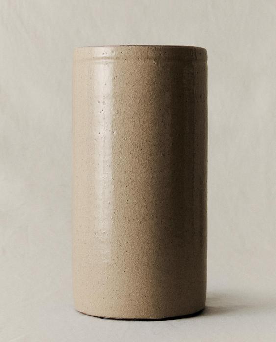 VASE CÉRAMIQUE CYLINDRIQUE