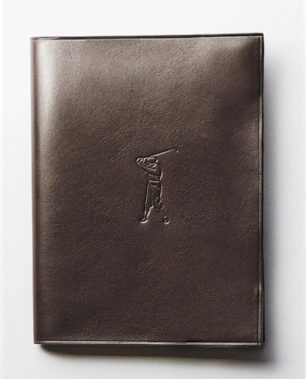 LEATHER GOLF NOTEBOOK COVER