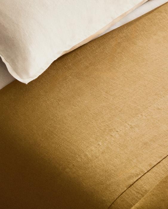 FADED LINEN FLAT SHEET (140 GSM)
