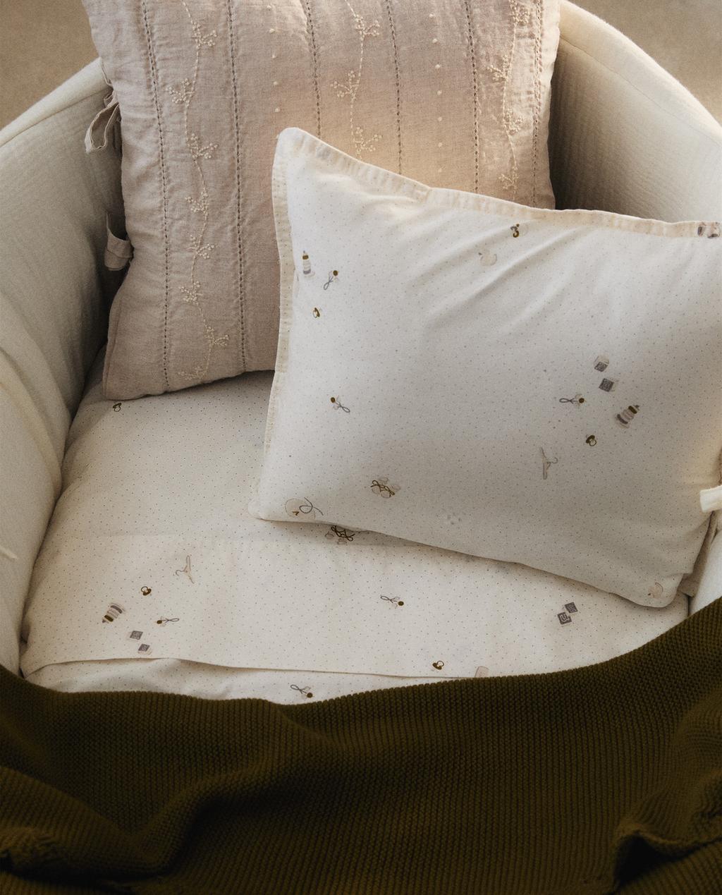 PRINTED MINI COT SHEET SET