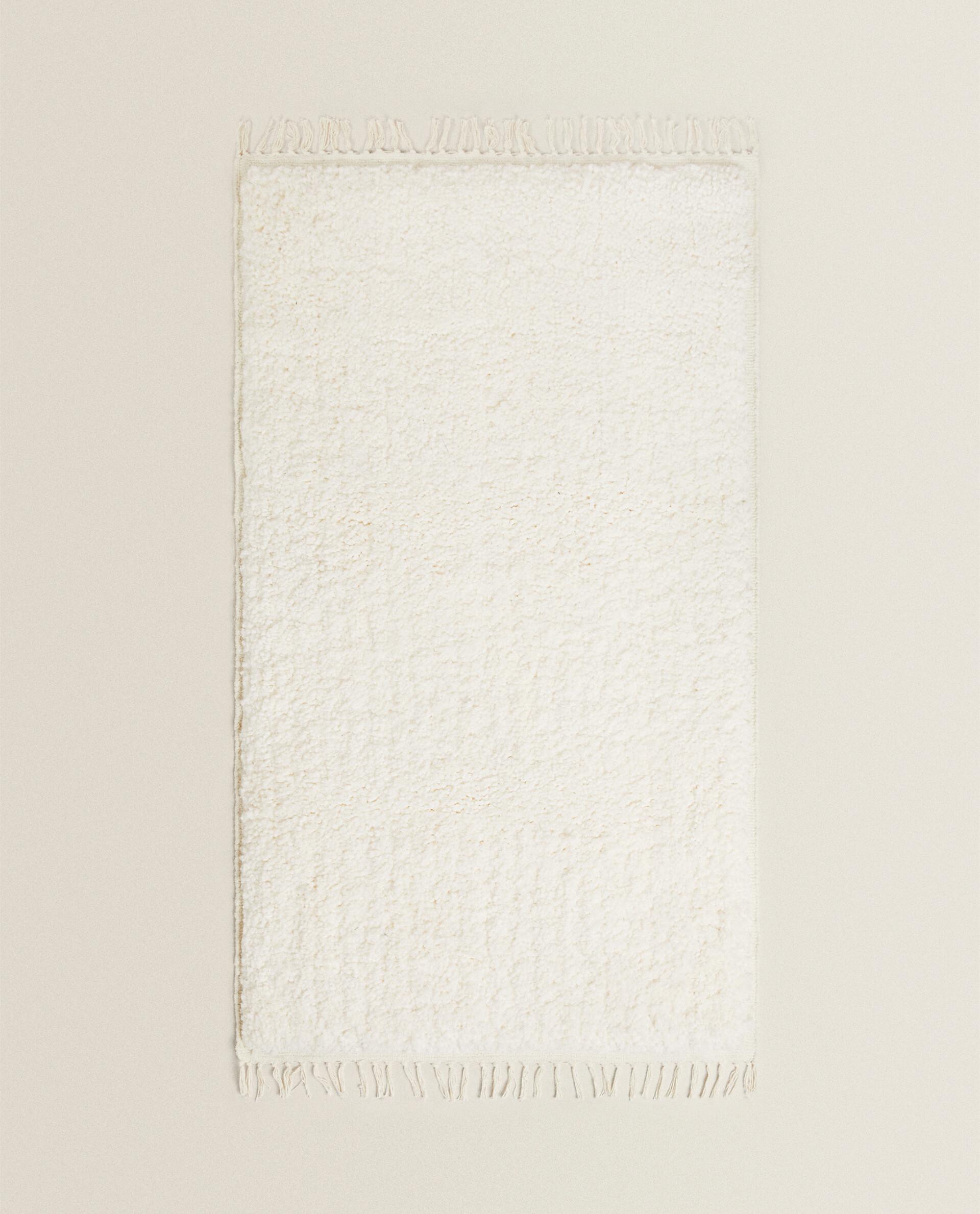 テクスチャー コットン ラグ　zara home テクスチャ 長方形 コットンラグ | Zara Home 日本/Japan