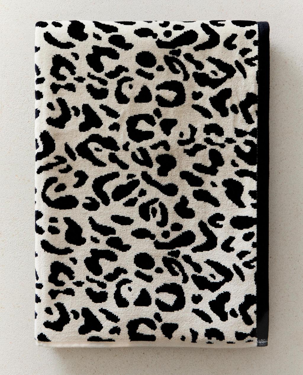 TOALLA BAÑO VELOUR ANIMAL PRINT