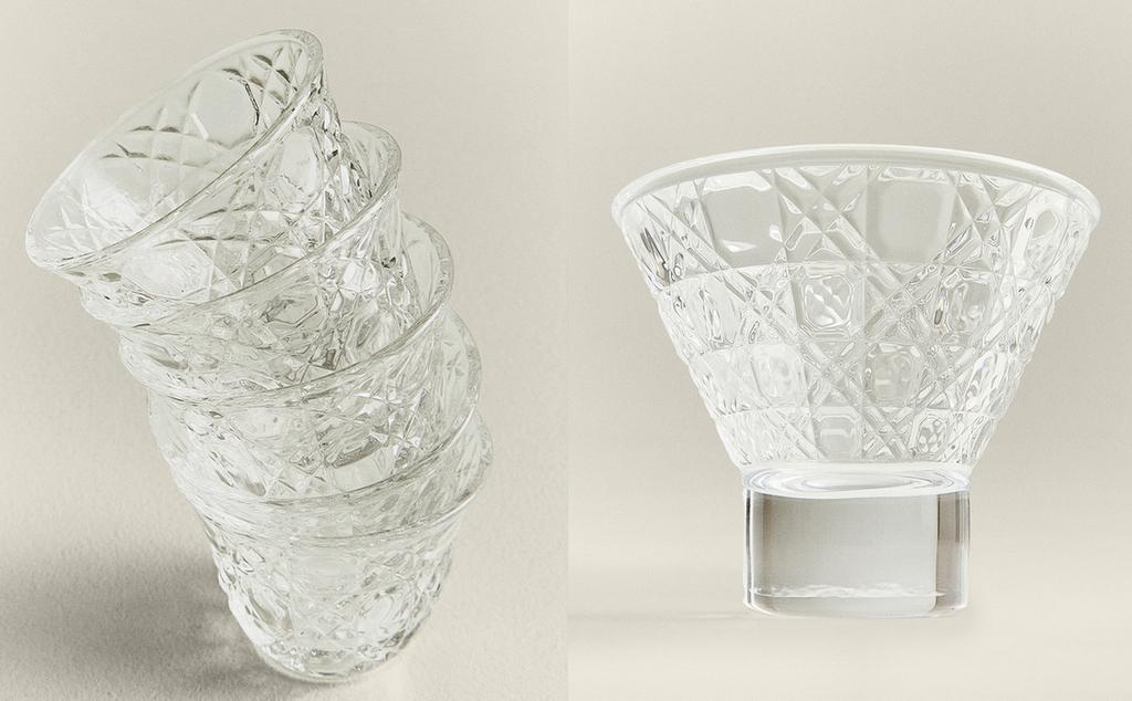 CUT GLASS CRYSTALLINE GLASSWARE