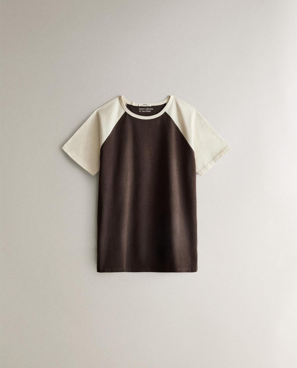 TWO-TONE COTTON T-SHIRT