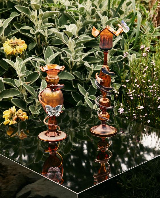 BOROSILICATE GLASS CANDLE HOLDERS I MARISA BERENSON