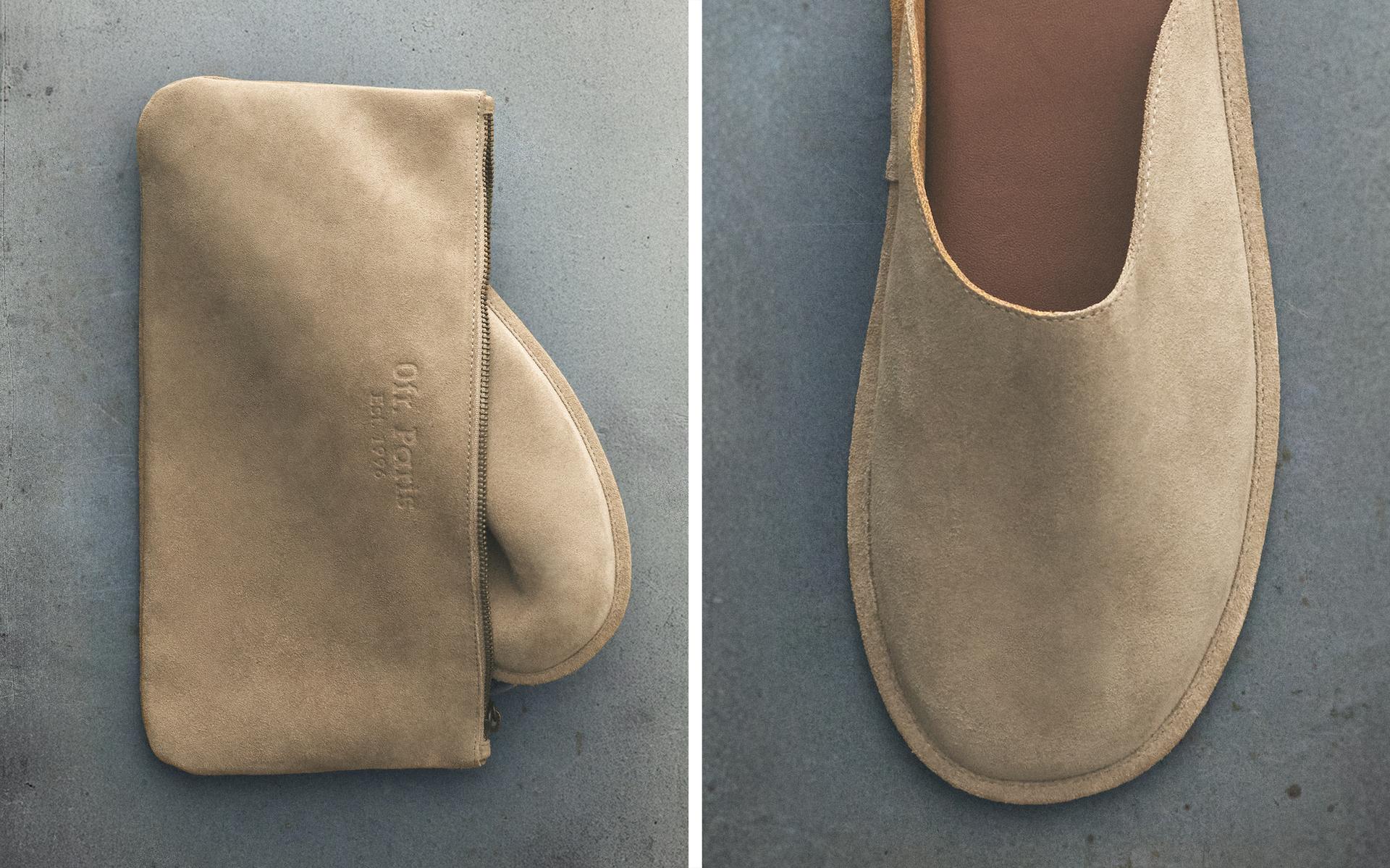 PANTOFFELN AUS LEDER MIT ETUI | 0FR. PARIS