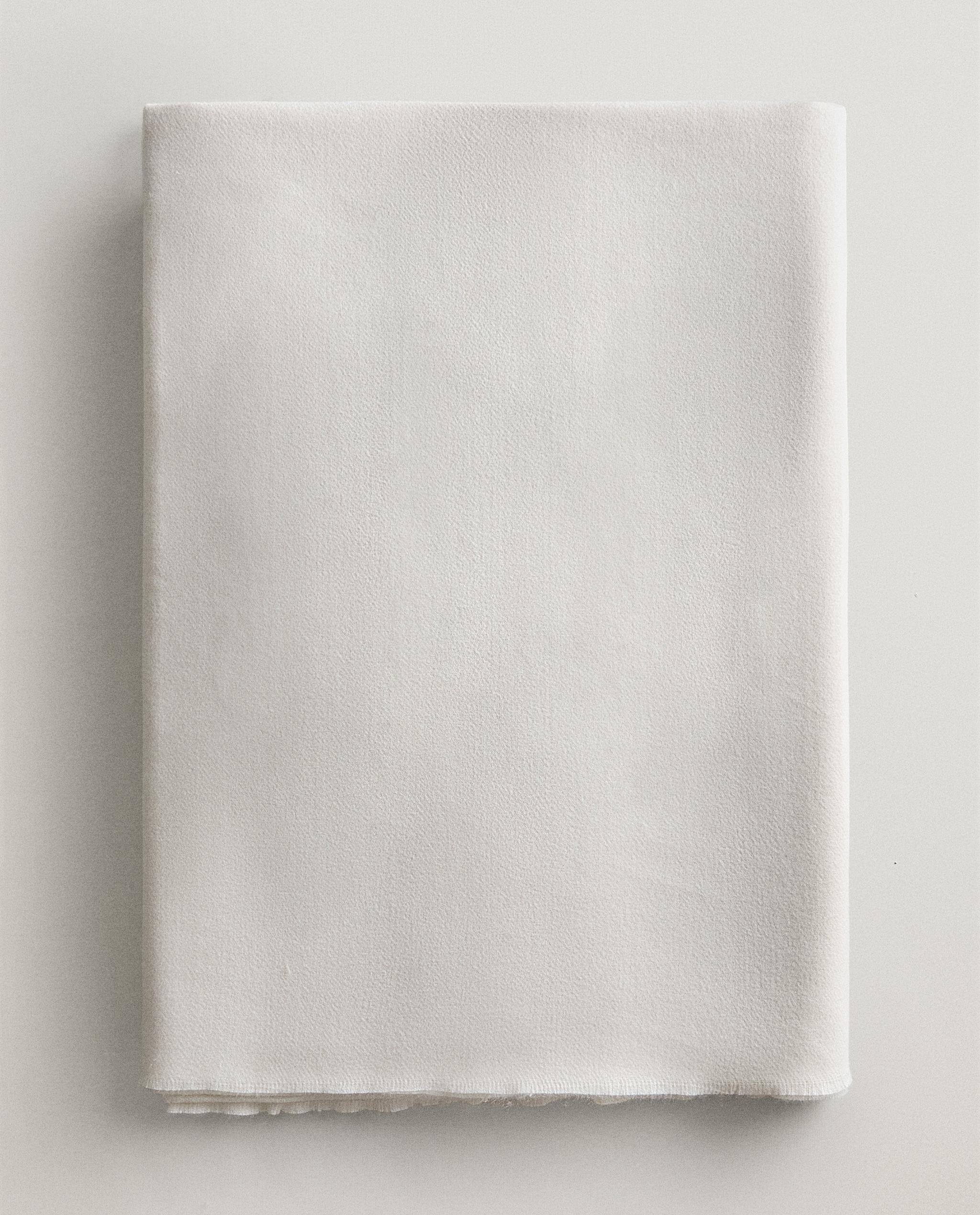 ZARA HONE コットン ベッドブランケット 220×240 cm エクストラスムース ソリッド ブランケット | Zara Home 日本/Japan