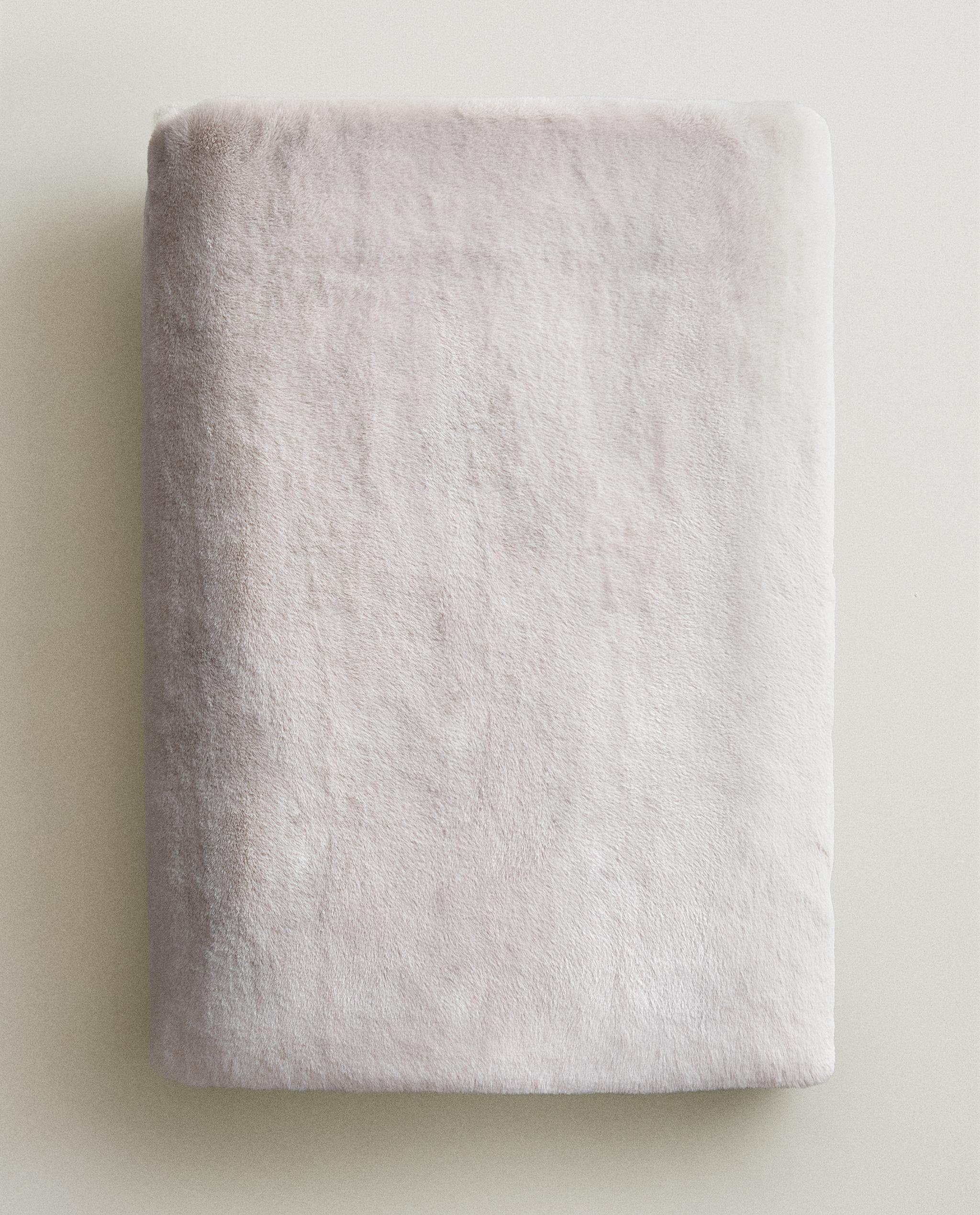 フェイクファー ブランケット | Zara Home 日本/Japan