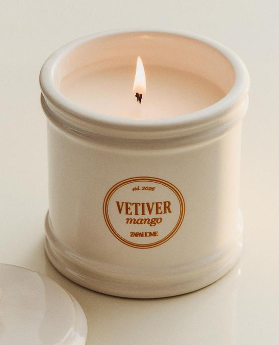 (300 G) VETIVER MANGO SCENTED CANDLE