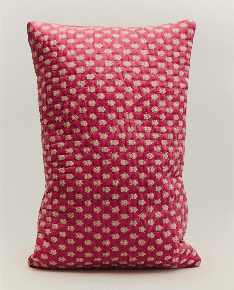 FLORAL COTTON CUSHION COVER | KATHARINE POLE