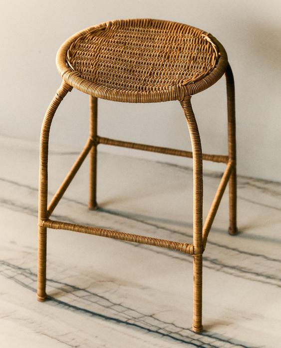 RATTAN STOOL
