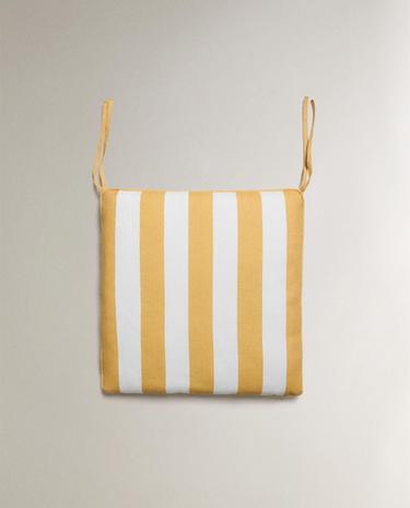 STRIPED SEAT CUSHION