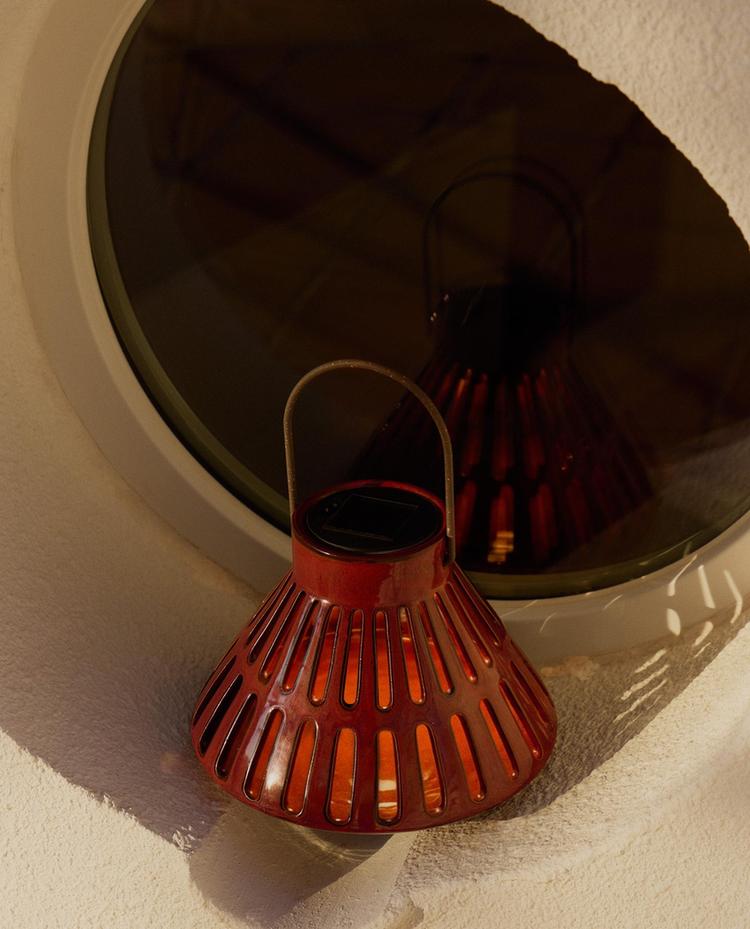 LANTERNE SOLAIRE CÉRAMIQUE